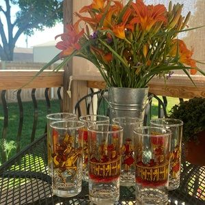 Bicentennial celebration glassware